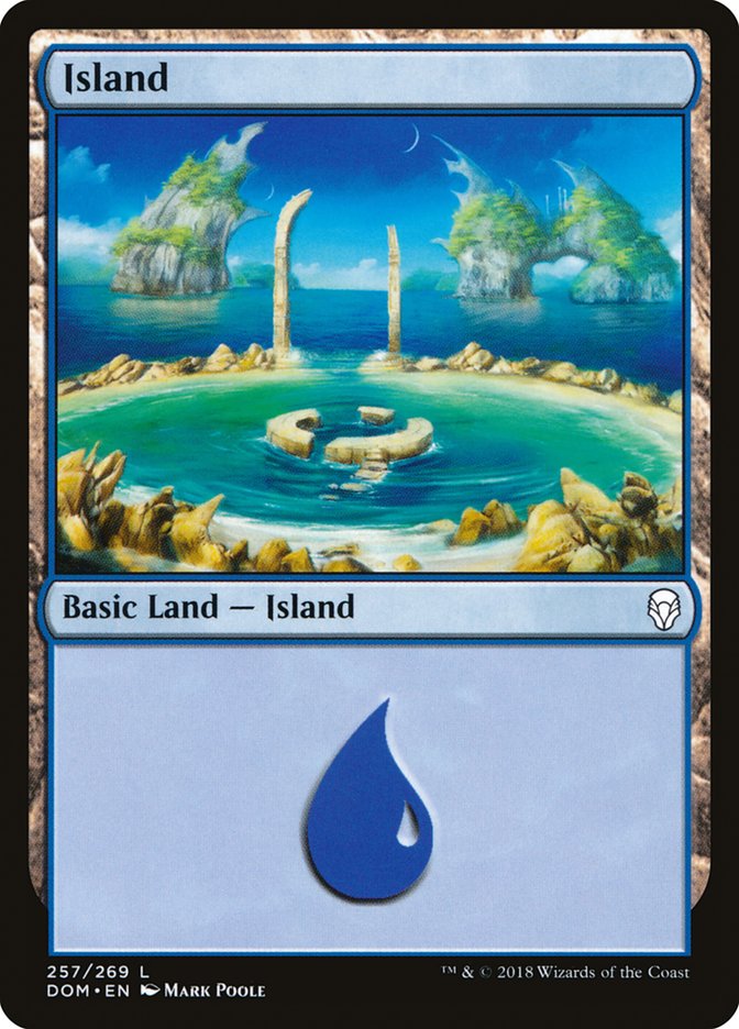 Island (257) [Dominaria] | Game Grid - Logan