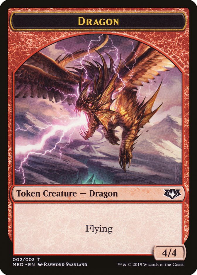 Dragon Token [Mythic Edition Tokens] | Game Grid - Logan