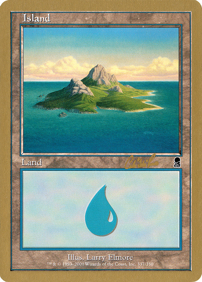 Island (cr337a) (Carlos Romao) [World Championship Decks 2002] | Game Grid - Logan