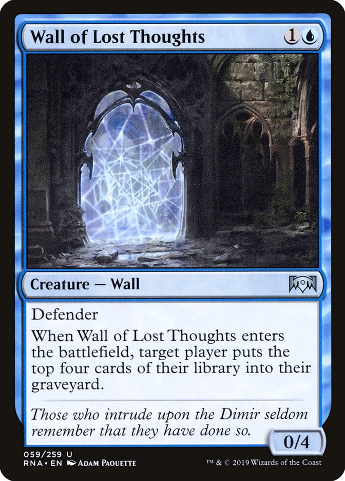 Wall of Lost Thoughts [Ravnica Allegiance] | Game Grid - Logan