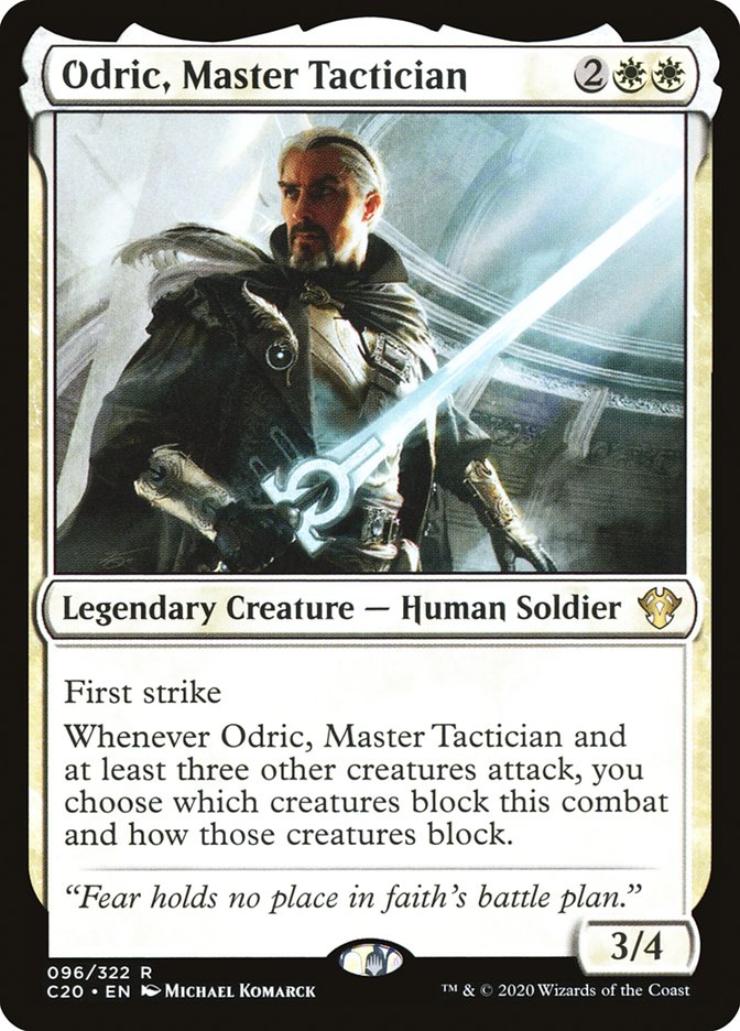 Odric, Master Tactician [Commander 2020] | Game Grid - Logan