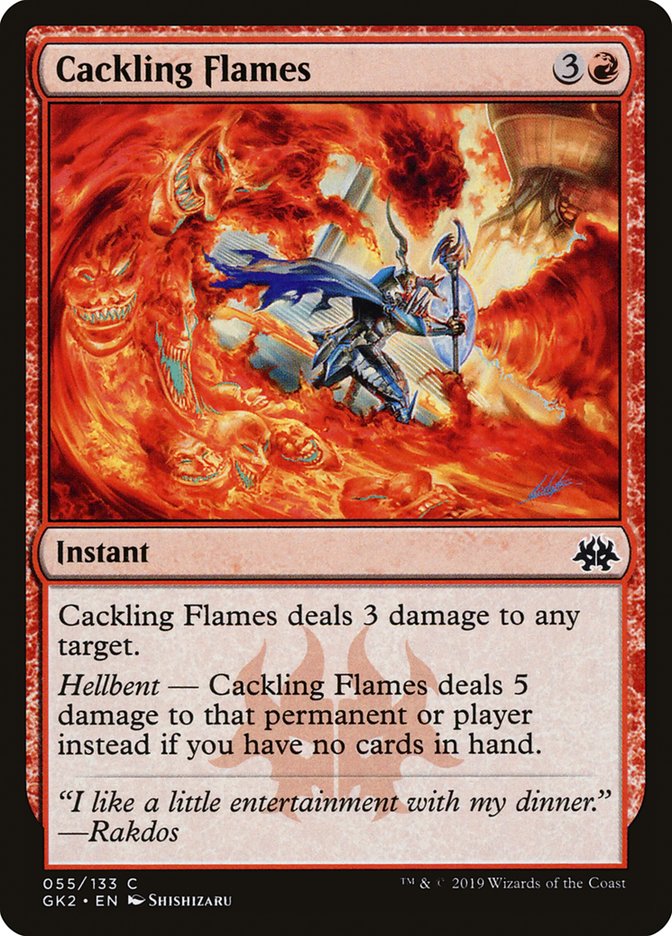 Cackling Flames [Ravnica Allegiance Guild Kit] | Game Grid - Logan