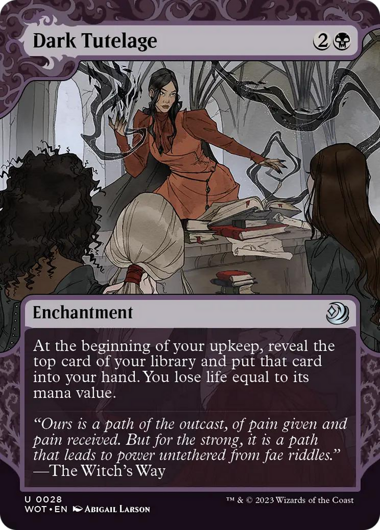 Dark Tutelage [Wilds of Eldraine: Enchanting Tales] | Game Grid - Logan
