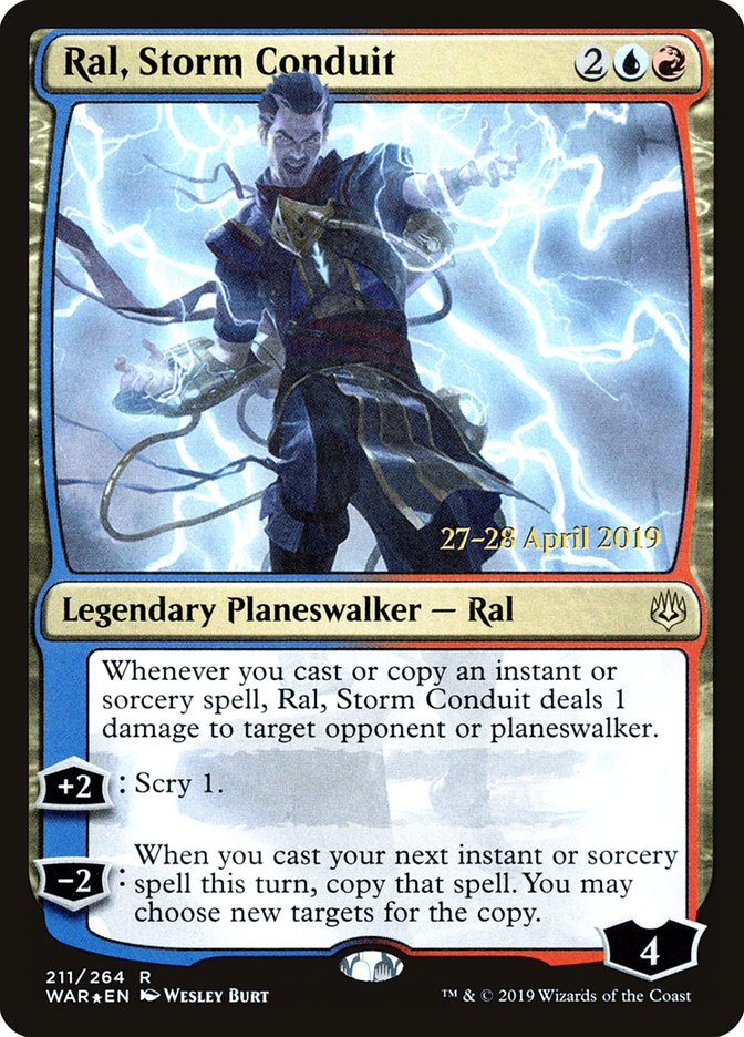 Ral, Storm Conduit [War of the Spark Prerelease Promos] | Game Grid - Logan