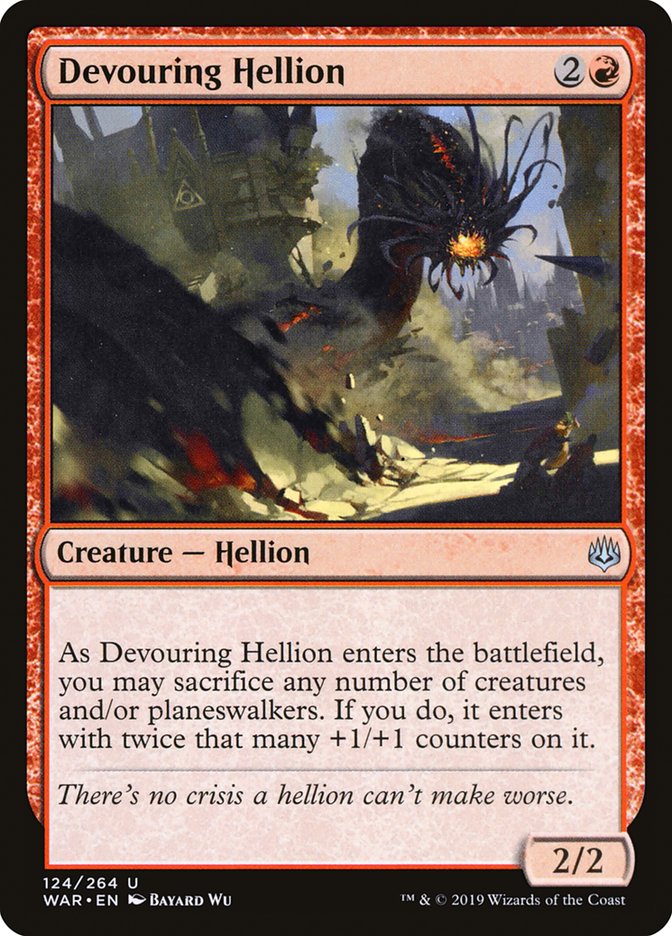 Devouring Hellion [War of the Spark] | Game Grid - Logan
