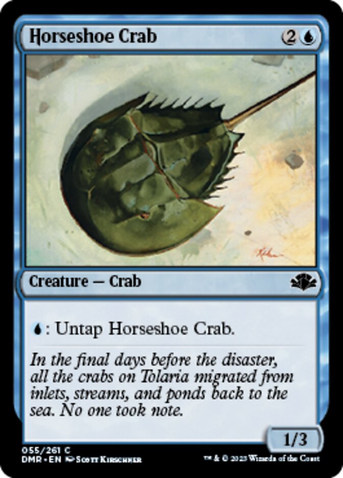 Horseshoe Crab [Dominaria Remastered] | Game Grid - Logan