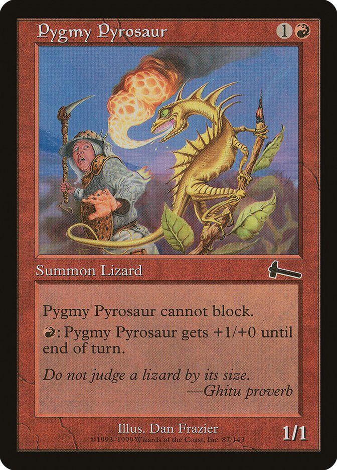 Pygmy Pyrosaur [Urza's Legacy] | Game Grid - Logan