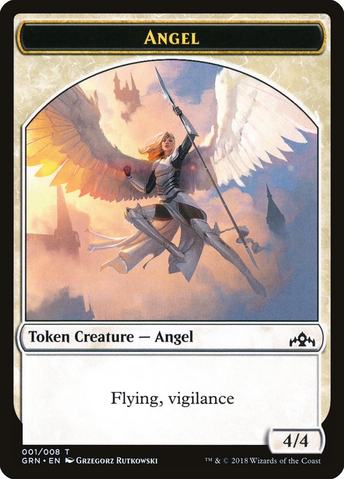 Angel Token [Guilds of Ravnica Tokens] | Game Grid - Logan