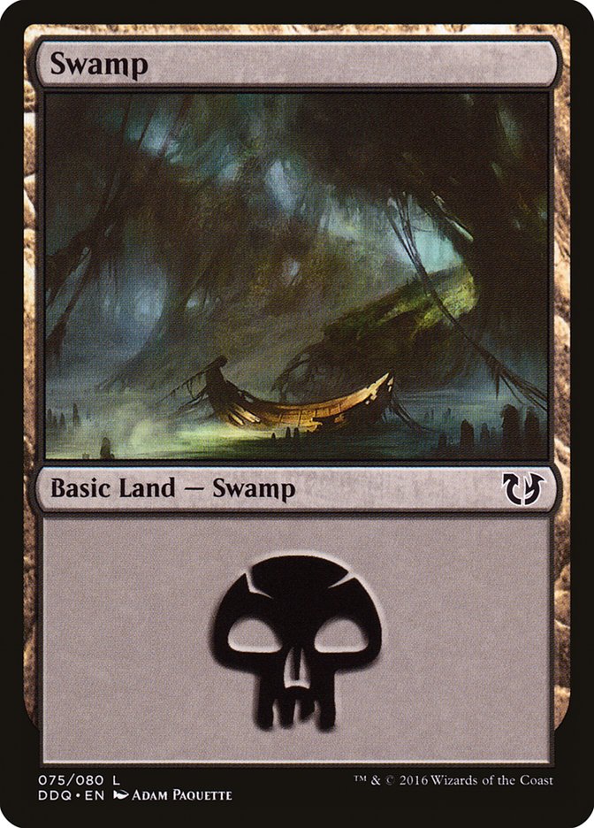 Swamp (75) [Duel Decks: Blessed vs. Cursed] | Game Grid - Logan