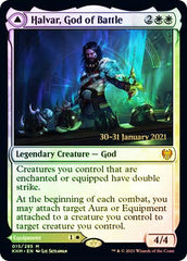 Halvar, God of Battle // Sword of the Realms [Kaldheim Prerelease Promos] | Game Grid - Logan