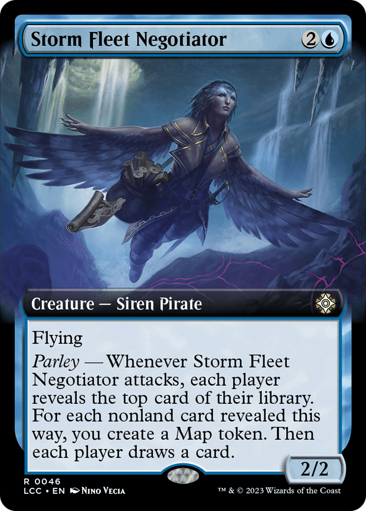 Storm Fleet Negotiator (Extended Art) [The Lost Caverns of Ixalan Commander] | Game Grid - Logan