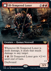Ill-Tempered Loner // Howlpack Avenger (Extended Art) [Innistrad: Crimson Vow] | Game Grid - Logan