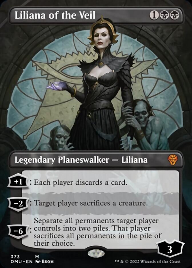 Liliana of the Veil (Borderless) [Dominaria United] | Game Grid - Logan