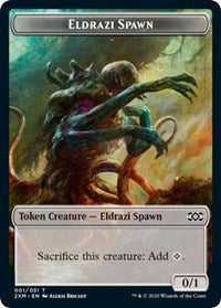 Eldrazi Spawn // Servo Double-Sided Token [Double Masters Tokens] | Game Grid - Logan