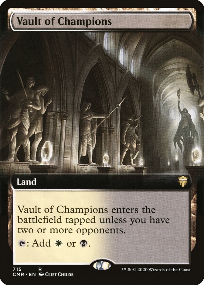 Vault of Champions (Extended Art) [Commander Legends] | Game Grid - Logan