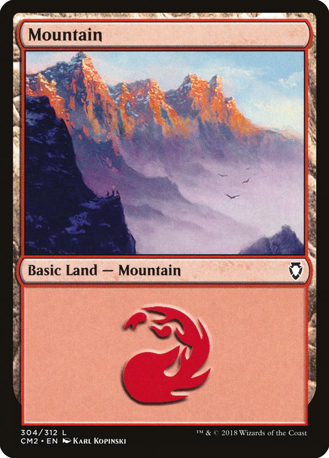 Mountain (304) [Commander Anthology Volume II] | Game Grid - Logan