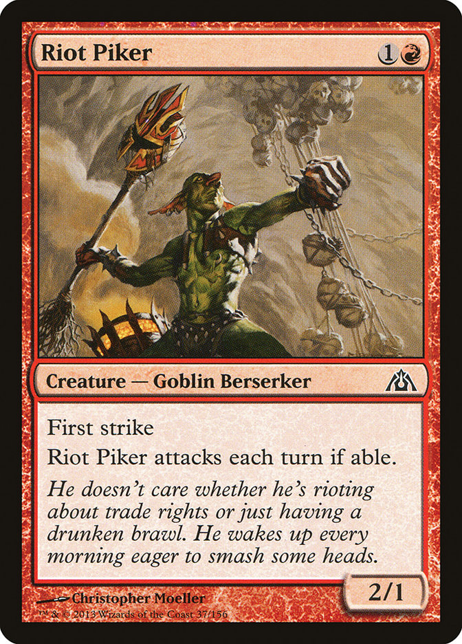 Riot Piker [Dragon's Maze] | Game Grid - Logan