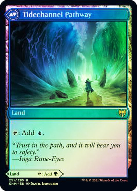 Barkchannel Pathway // Tidechannel Pathway [Kaldheim Prerelease Promos] | Game Grid - Logan