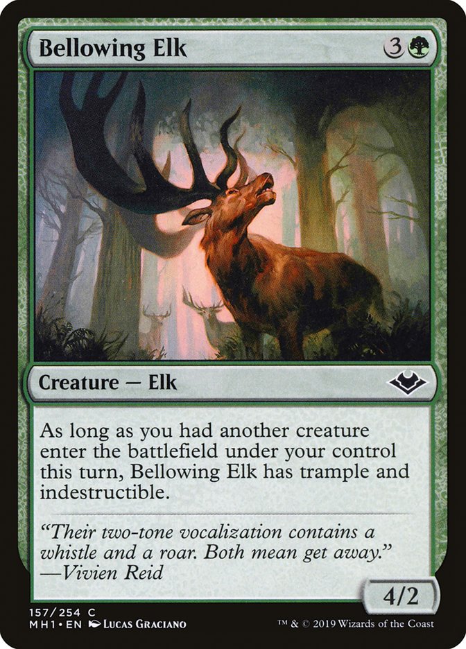 Bellowing Elk [Modern Horizons] | Game Grid - Logan