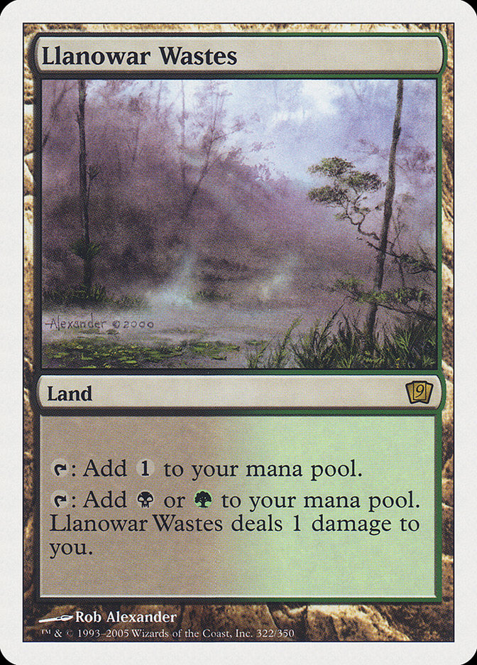Llanowar Wastes [Ninth Edition] | Game Grid - Logan