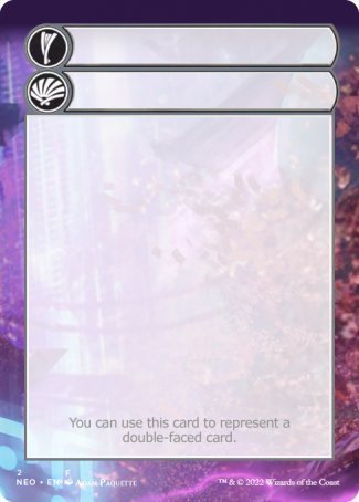 Helper Card (2/9) [Kamigawa: Neon Dynasty Tokens] | Game Grid - Logan