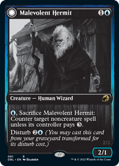 Malevolent Hermit // Benevolent Geist [Innistrad: Double Feature] | Game Grid - Logan