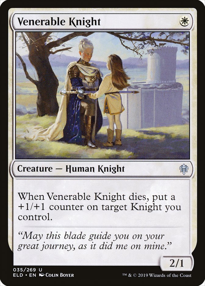 Venerable Knight [Throne of Eldraine] | Game Grid - Logan