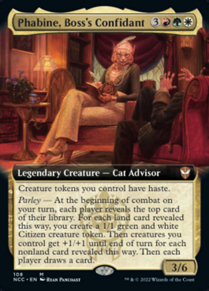 Phabine, Boss's Confidant (Extended Art) [Streets of New Capenna Commander] | Game Grid - Logan