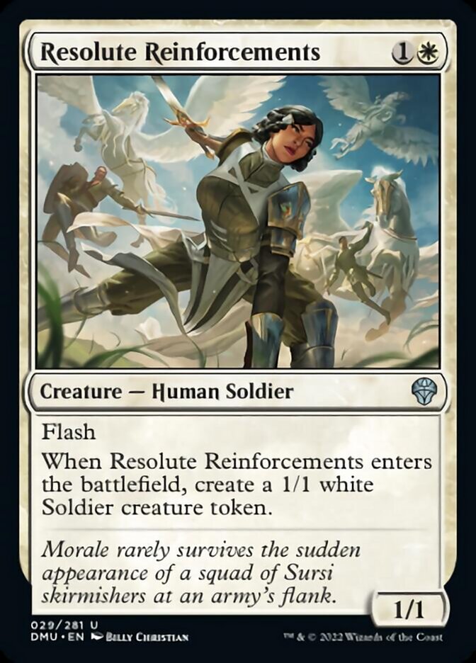 Resolute Reinforcements [Dominaria United] | Game Grid - Logan