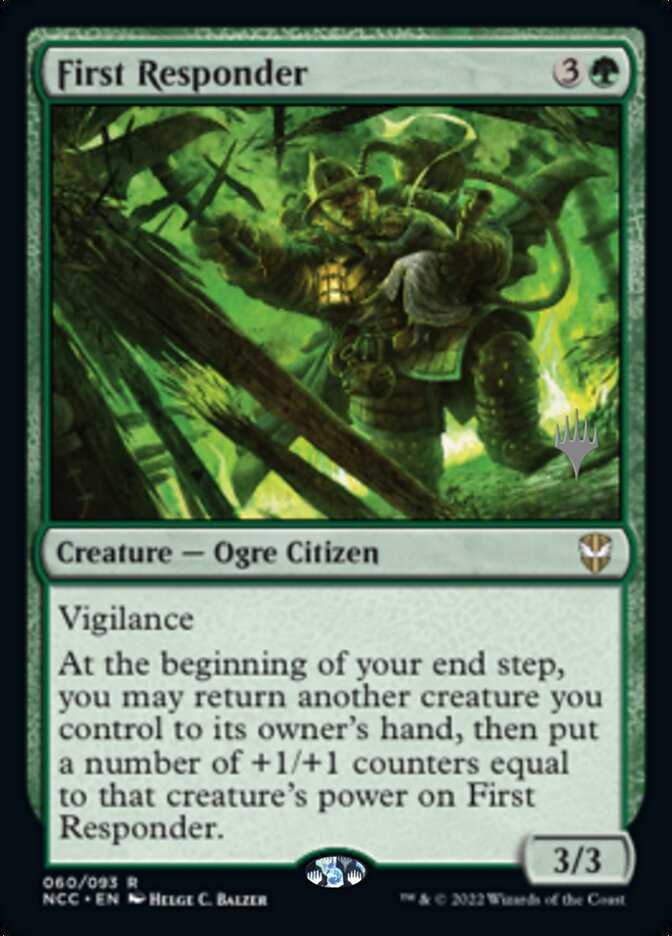 First Responder (Promo Pack) [Streets of New Capenna Commander Promos] | Game Grid - Logan