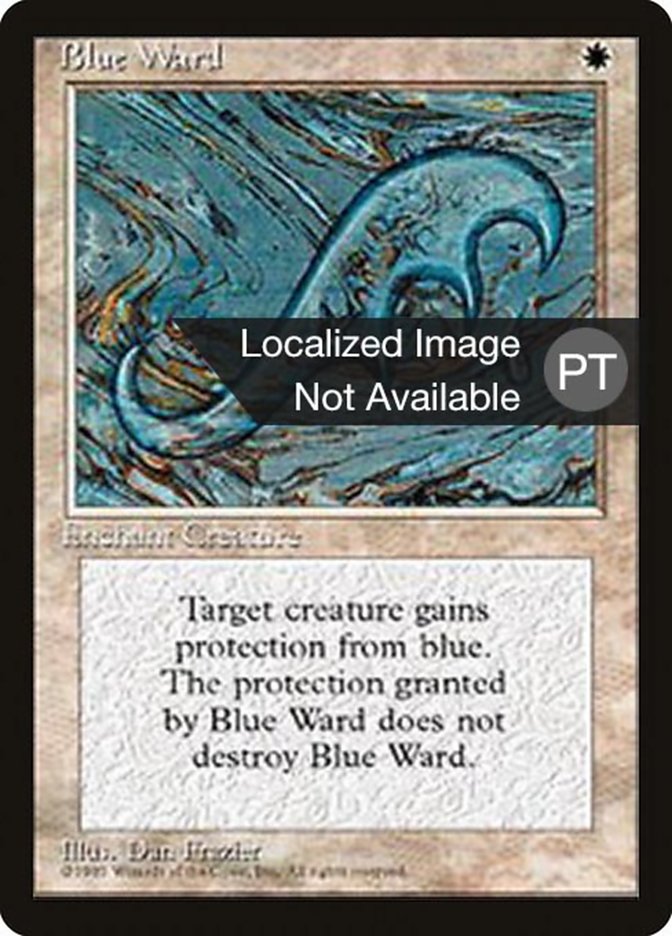 Blue Ward [Fourth Edition (Foreign Black Border)] | Game Grid - Logan