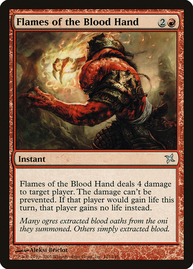 Flames of the Blood Hand [Betrayers of Kamigawa] | Game Grid - Logan