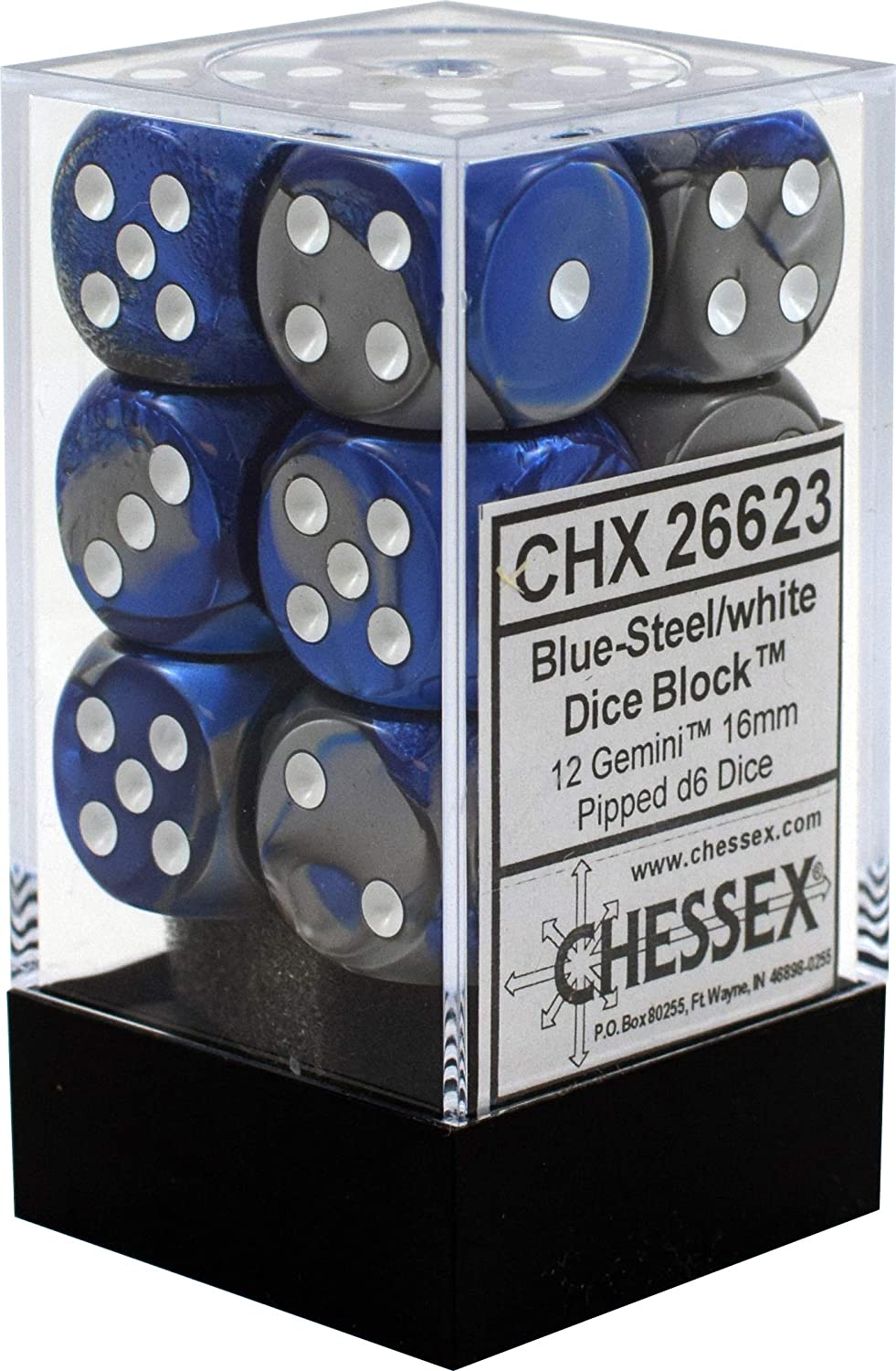 Chessex D6 Brick (12 Count) | Game Grid - Logan