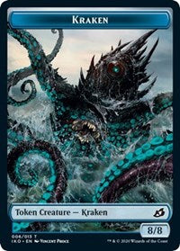Kraken // Elemental (010) Double-Sided Token [Commander 2020 Tokens] | Game Grid - Logan