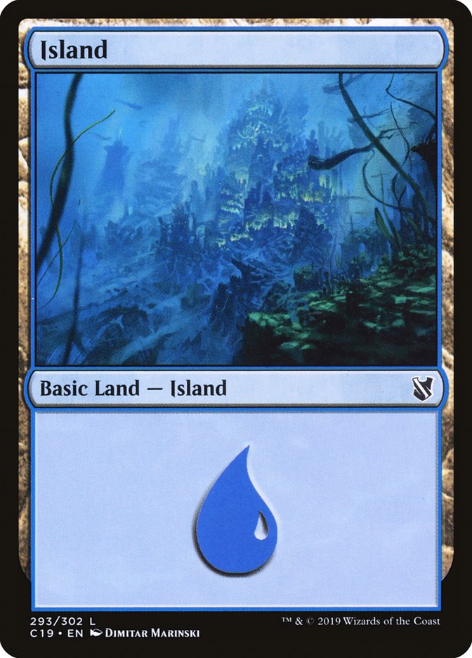 Island (293) [Commander 2019] | Game Grid - Logan