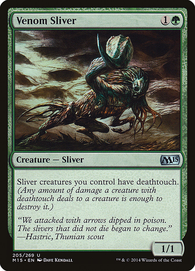 Venom Sliver [Magic 2015] | Game Grid - Logan