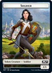 Soldier // Treasure Double-Sided Token [Core Set 2021 Tokens] | Game Grid - Logan