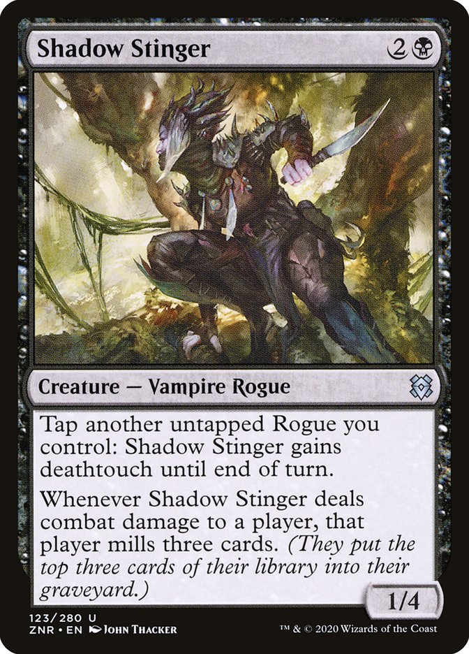 Shadow Stinger [Zendikar Rising] | Game Grid - Logan