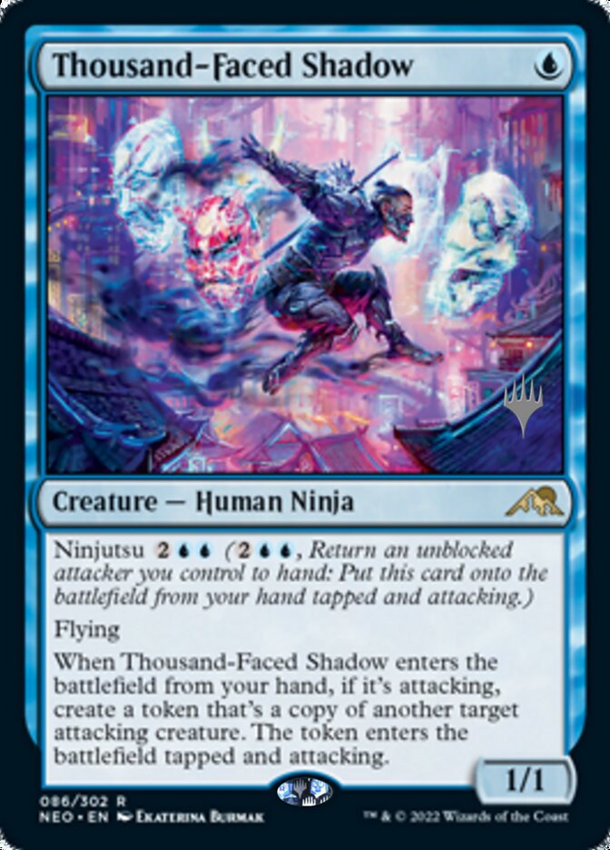 Thousand-Faced Shadow (Promo Pack) [Kamigawa: Neon Dynasty Promos] | Game Grid - Logan