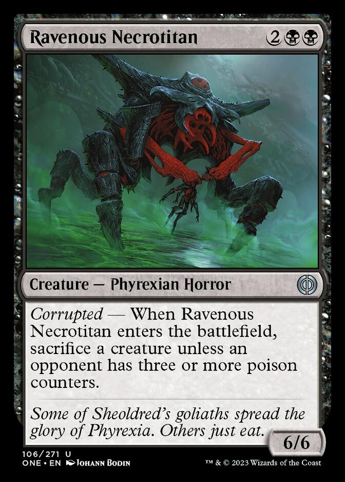 Ravenous Necrotitan [Phyrexia: All Will Be One] | Game Grid - Logan
