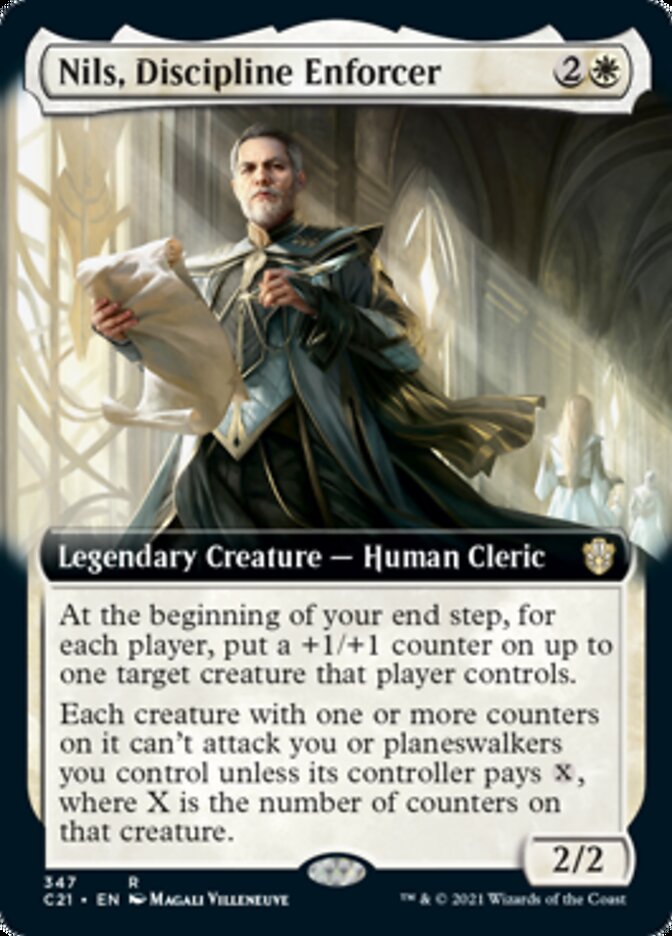 Nils, Discipline Enforcer (Extended Art) [Commander 2021] | Game Grid - Logan