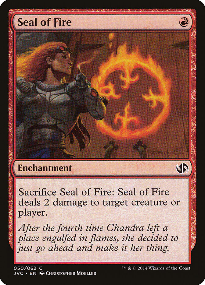 Seal of Fire [Duel Decks Anthology] | Game Grid - Logan
