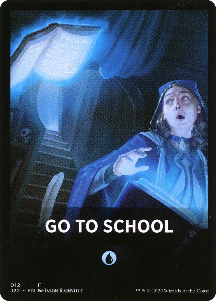 Go to School Theme Card [Jumpstart 2022 Front Cards] | Game Grid - Logan