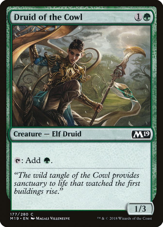 Druid of the Cowl [Core Set 2019] | Game Grid - Logan