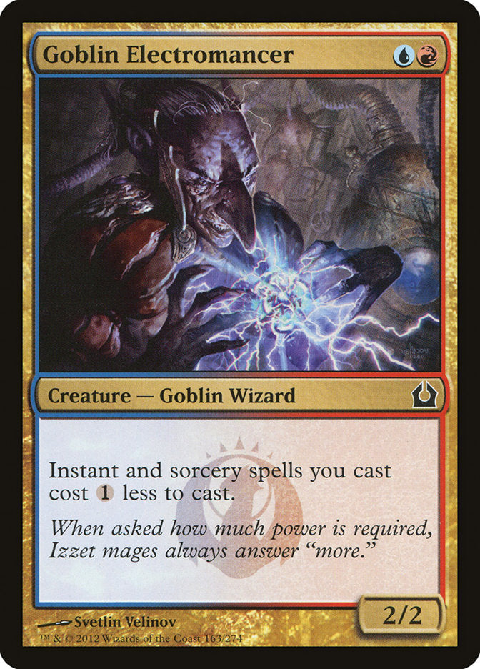 Goblin Electromancer [Return to Ravnica] | Game Grid - Logan