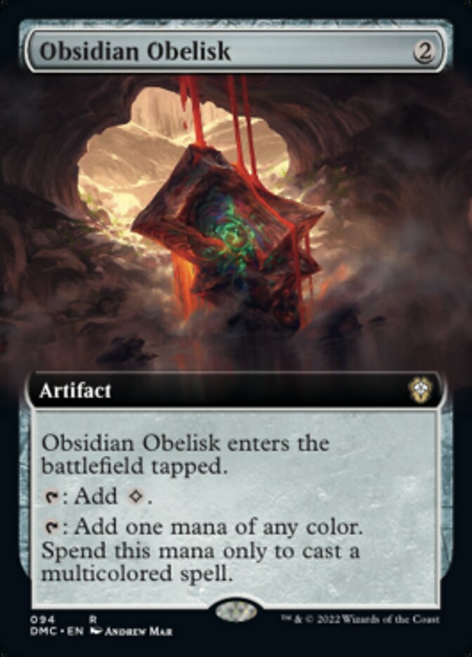 Obsidian Obelisk (Extended Art) [Dominaria United Commander] | Game Grid - Logan