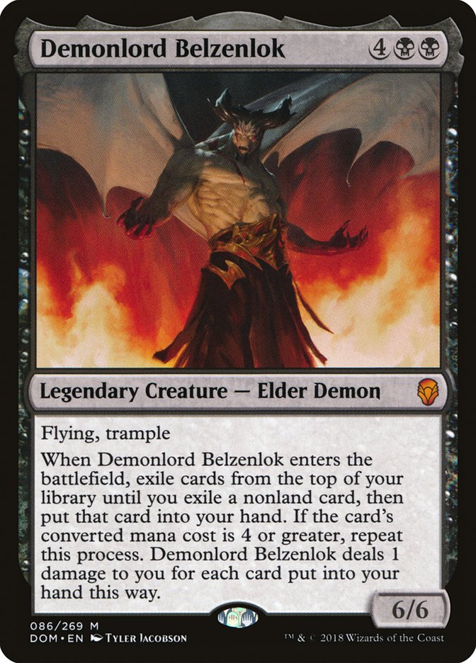 Demonlord Belzenlok [Dominaria] | Game Grid - Logan