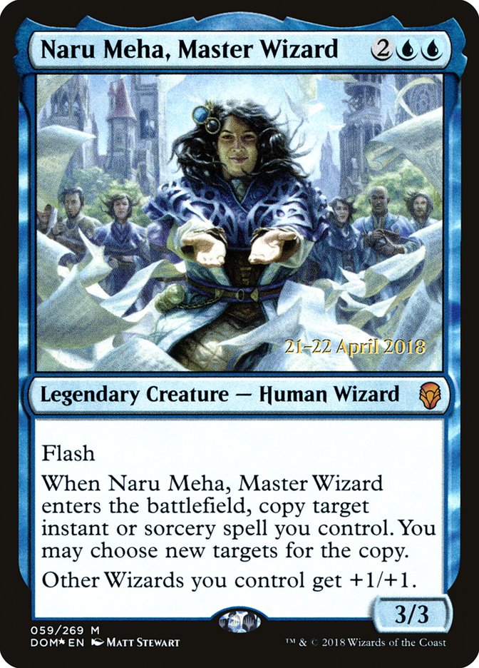 Naru Meha, Master Wizard [Dominaria Prerelease Promos] | Game Grid - Logan