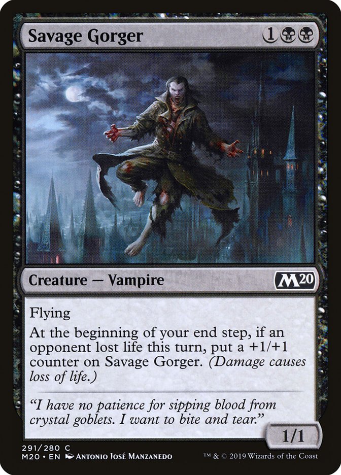 Savage Gorger [Core Set 2020] | Game Grid - Logan