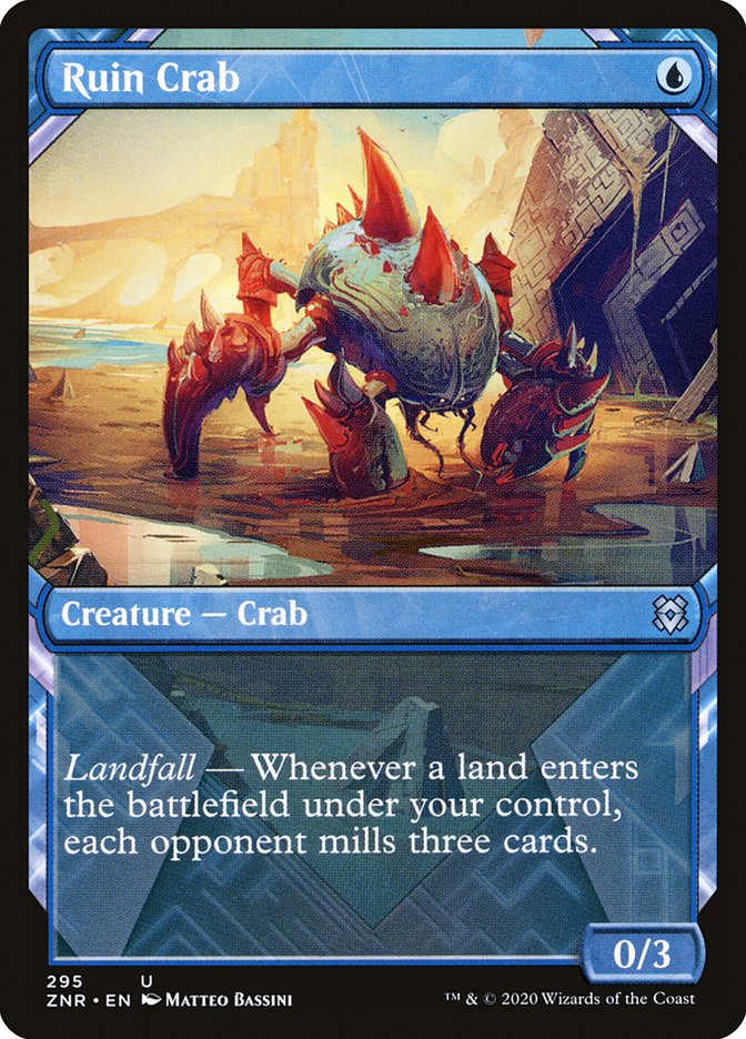 Ruin Crab (Showcase) [Zendikar Rising] | Game Grid - Logan